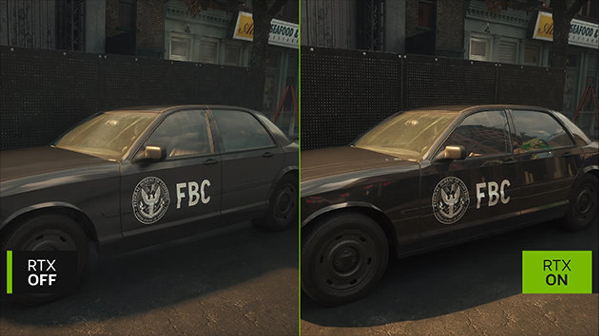CONTROL Resonant mit RTX OFF und RTX ON im Vergleich